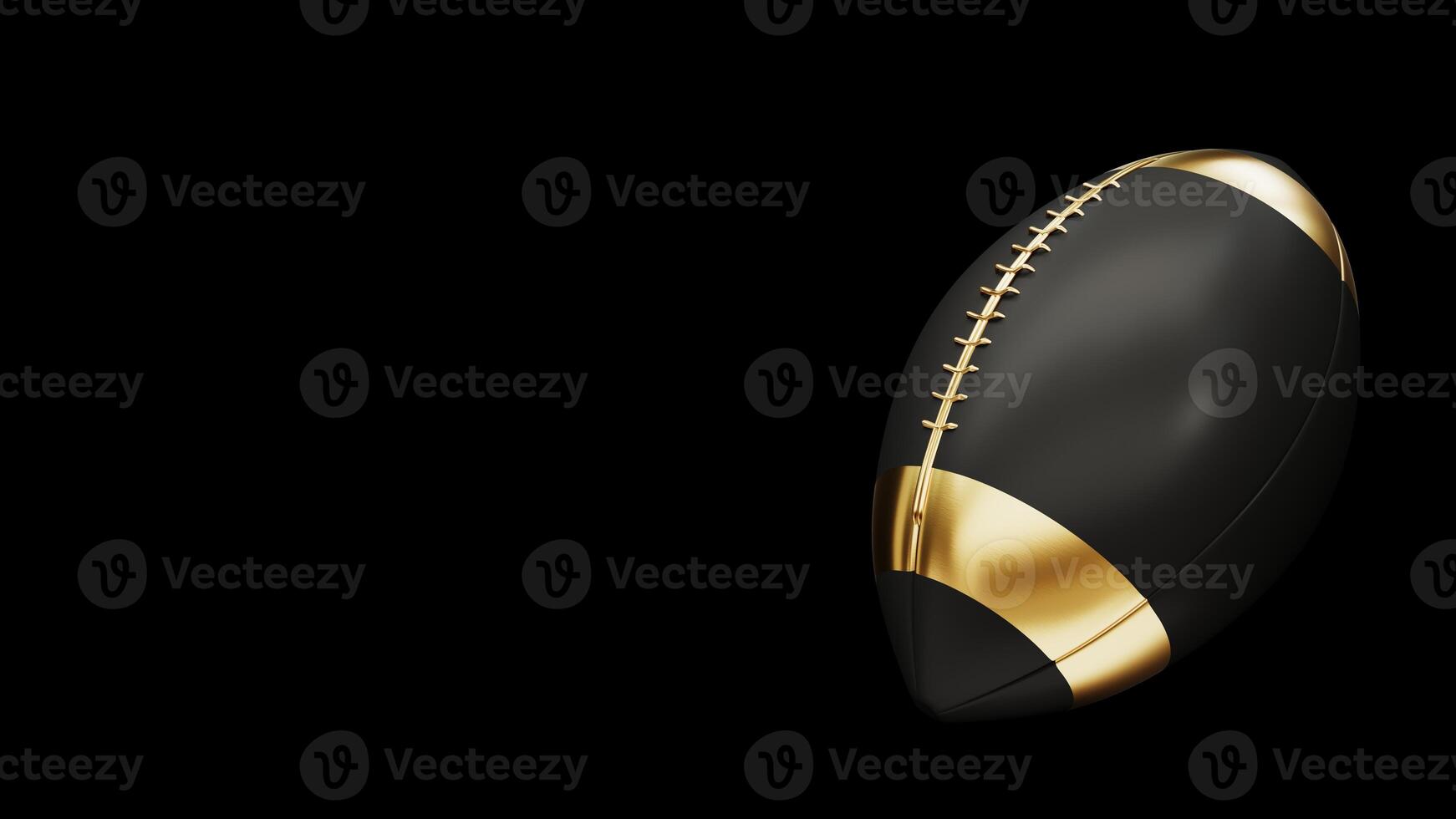 3D render of an American football background photo