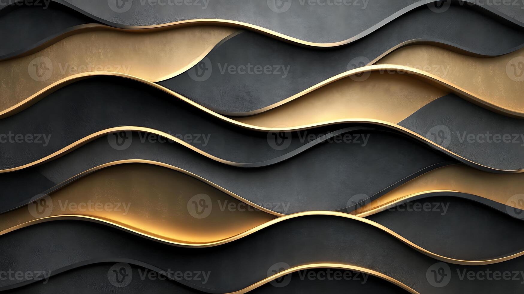 Graceful Wave Patterns in an Abstract Luxurious Theme photo