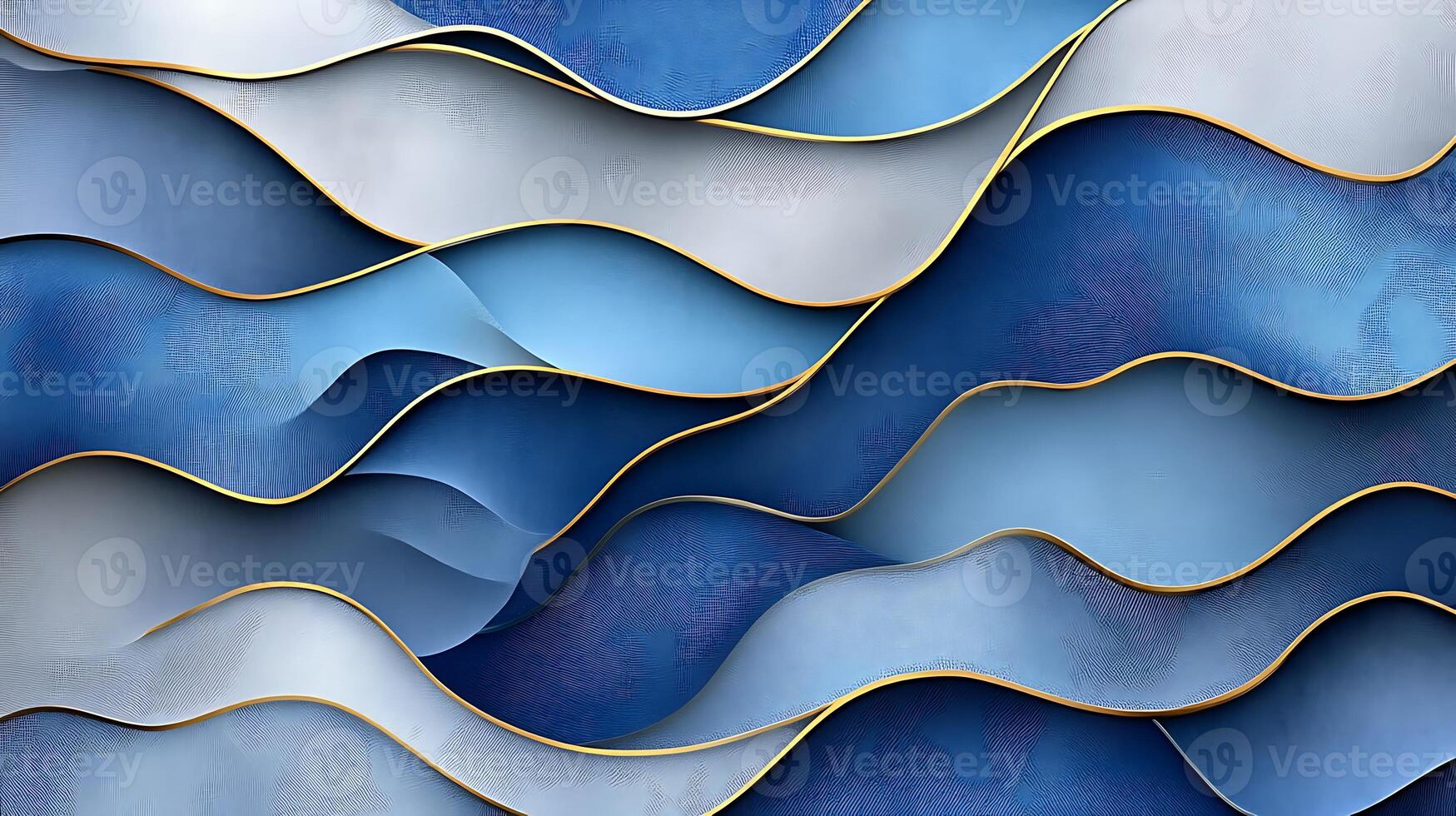 Stylish and Luxurious Abstract Wallpaper with Wave Elements photo