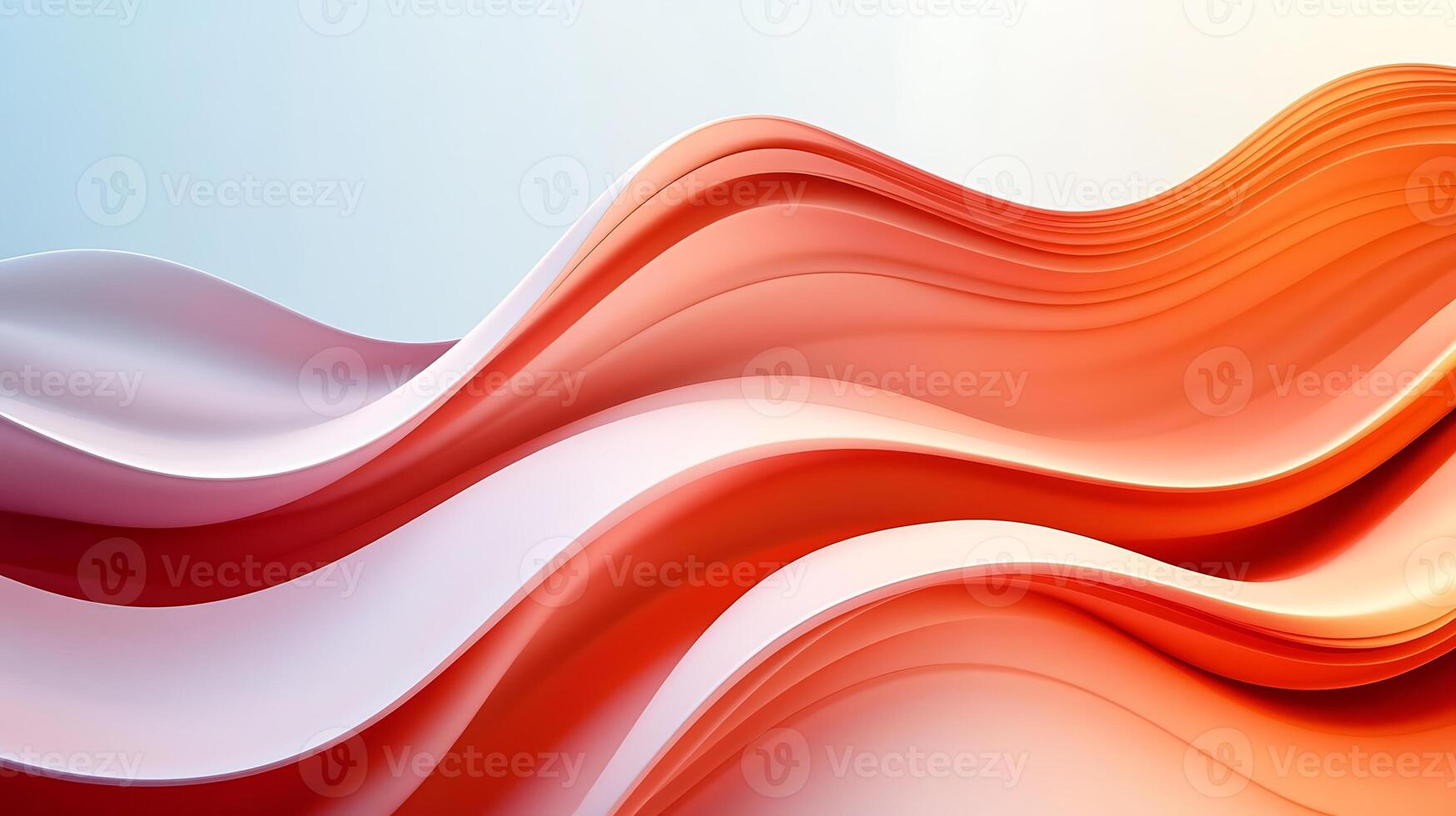 Elegant Abstract Wallpaper Showcasing Flowing Wave Motifs photo