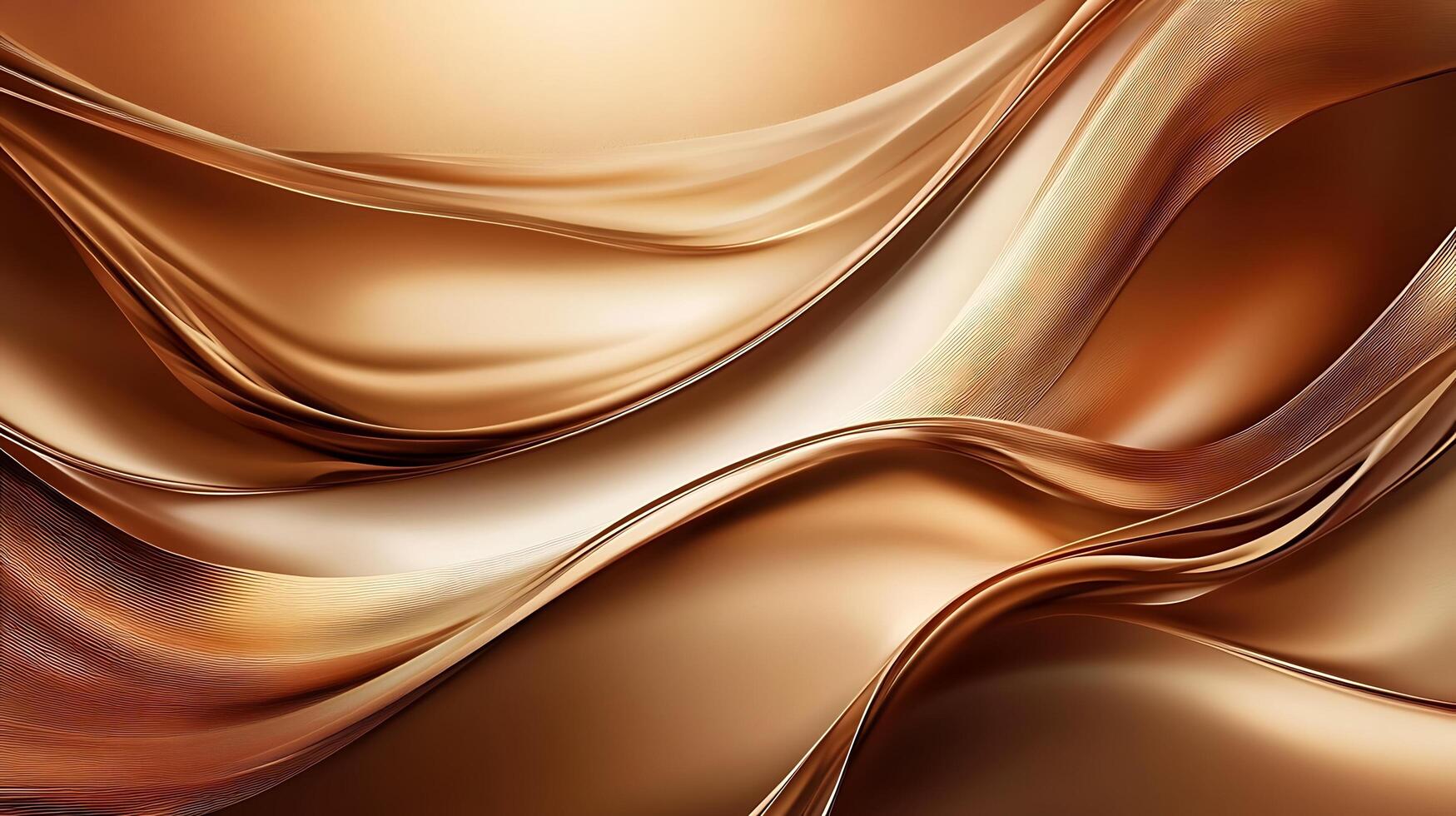 Luxurious Abstract Wallpaper Merging Wave Accents with Opulence photo