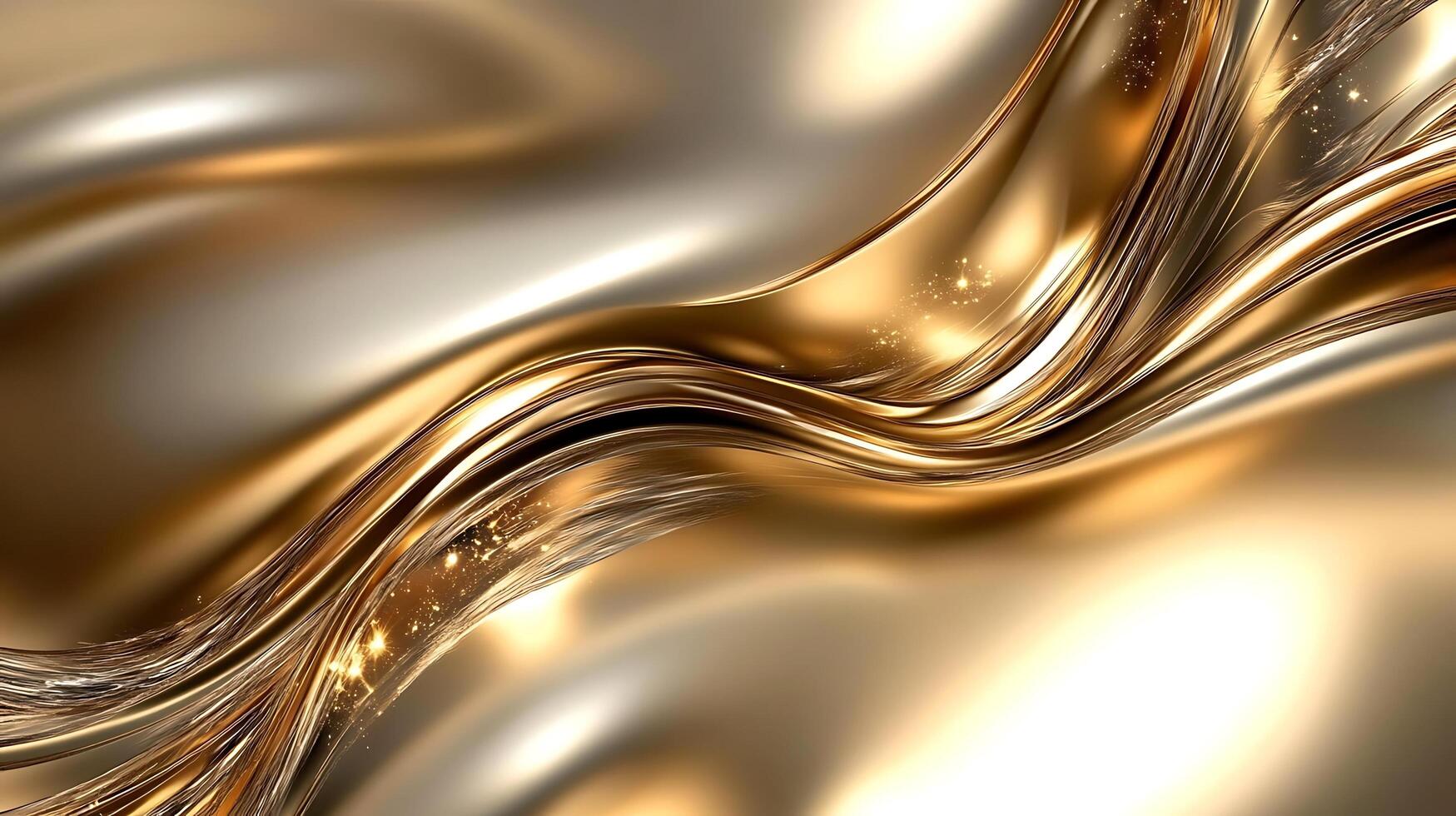 Luxurious Abstract Wallpaper Highlighting Graceful Wave Accents photo