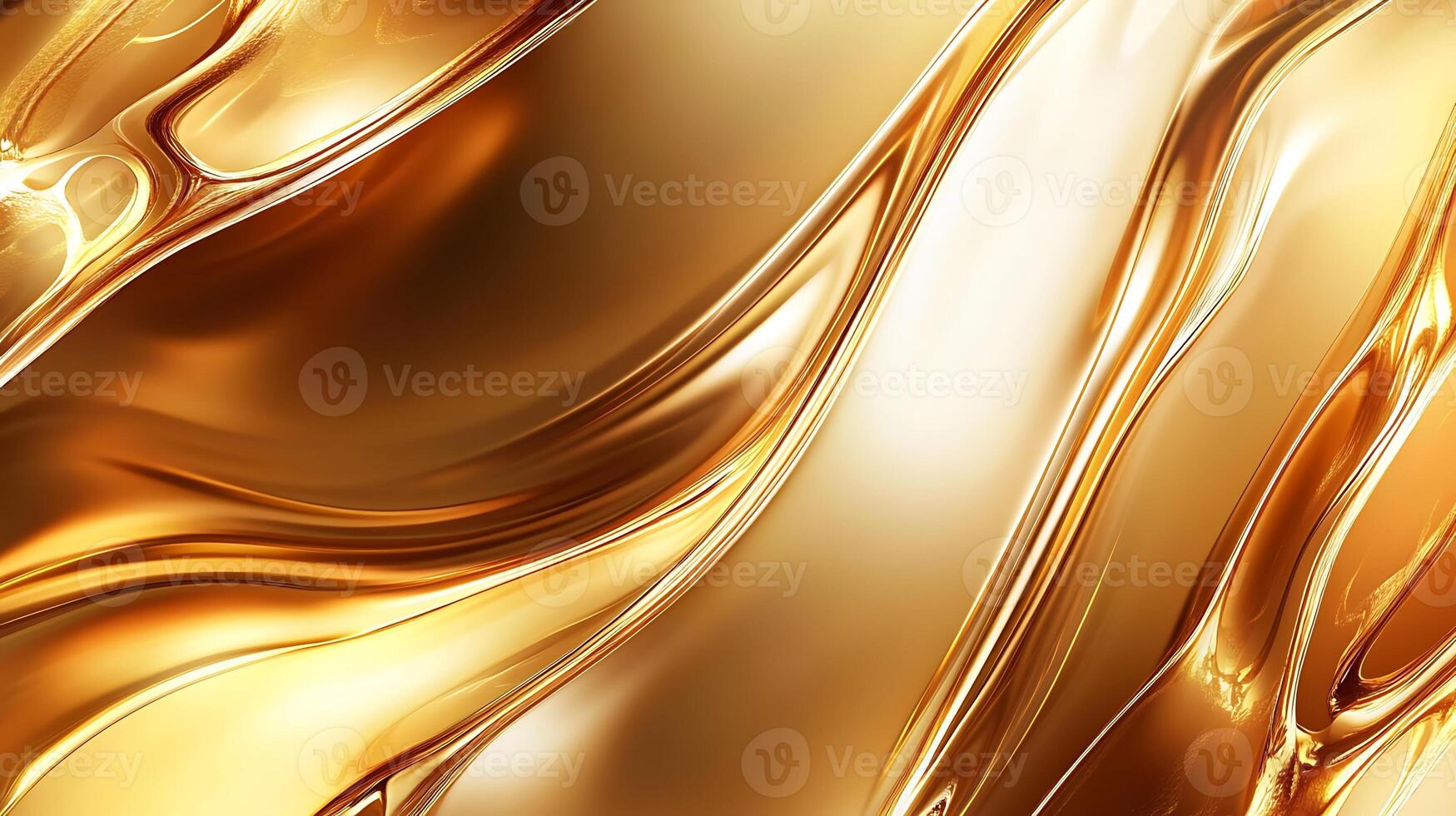 Glamorous Abstract Wallpaper Featuring Flowing Wave Elements photo