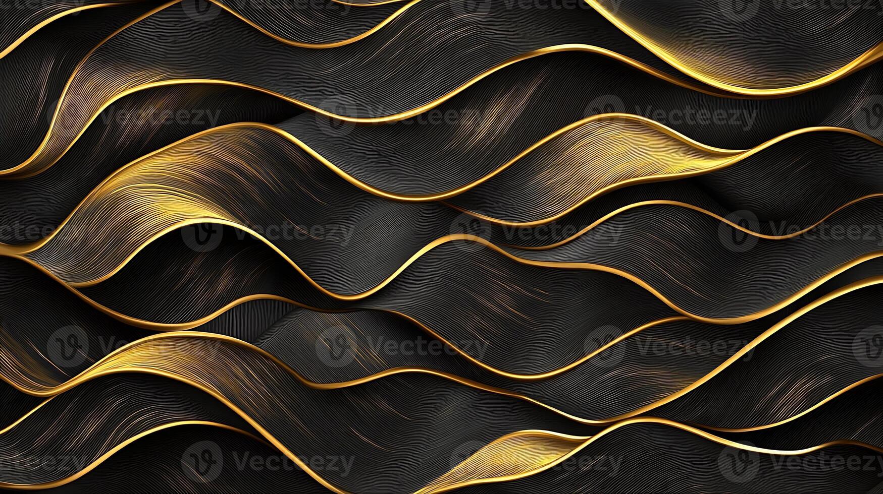 Elegant Abstract Background Merging Smooth Wave Patterns photo