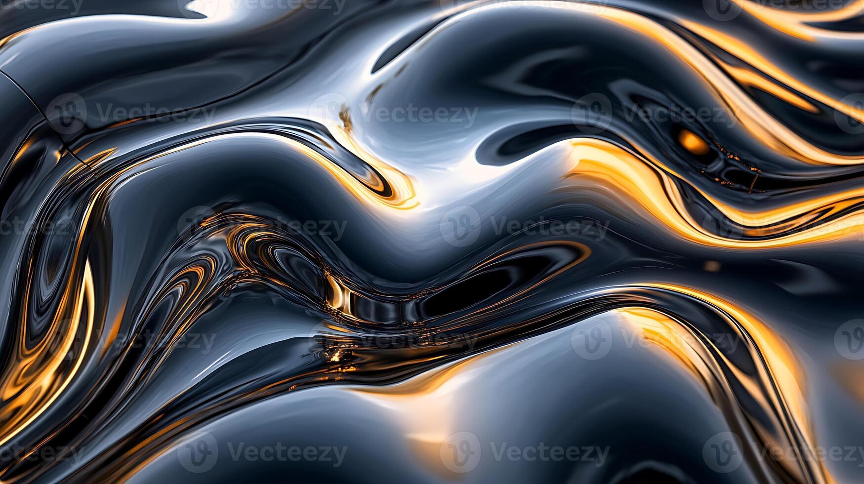 Elegant Wave-Style Abstract Background for High-End Sophistication photo