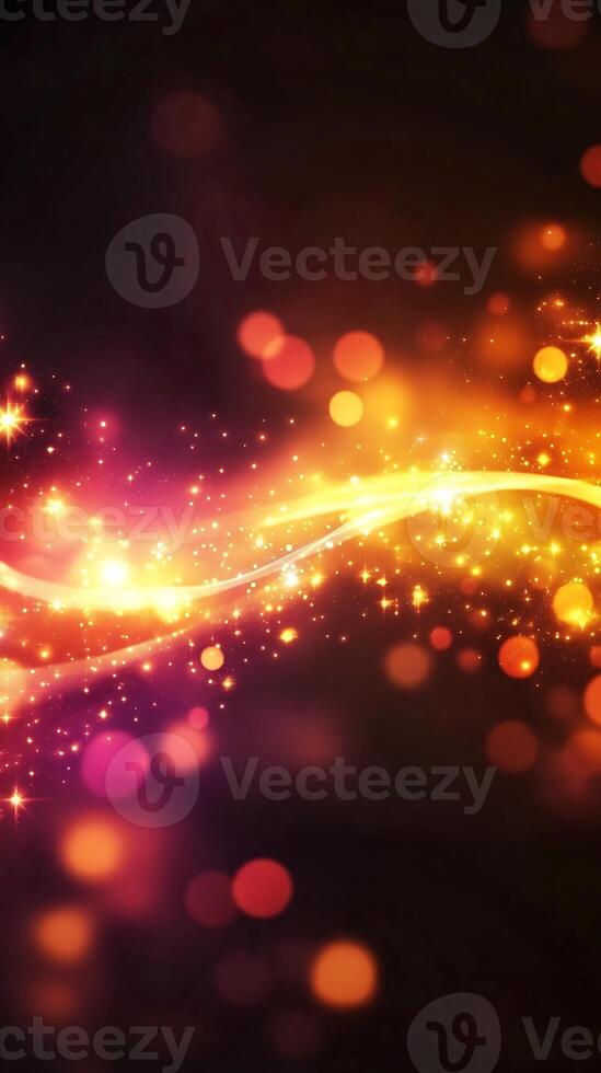 Minimalistic Abstract Background with Glowing Shapes and Subtle Light Accents. photo