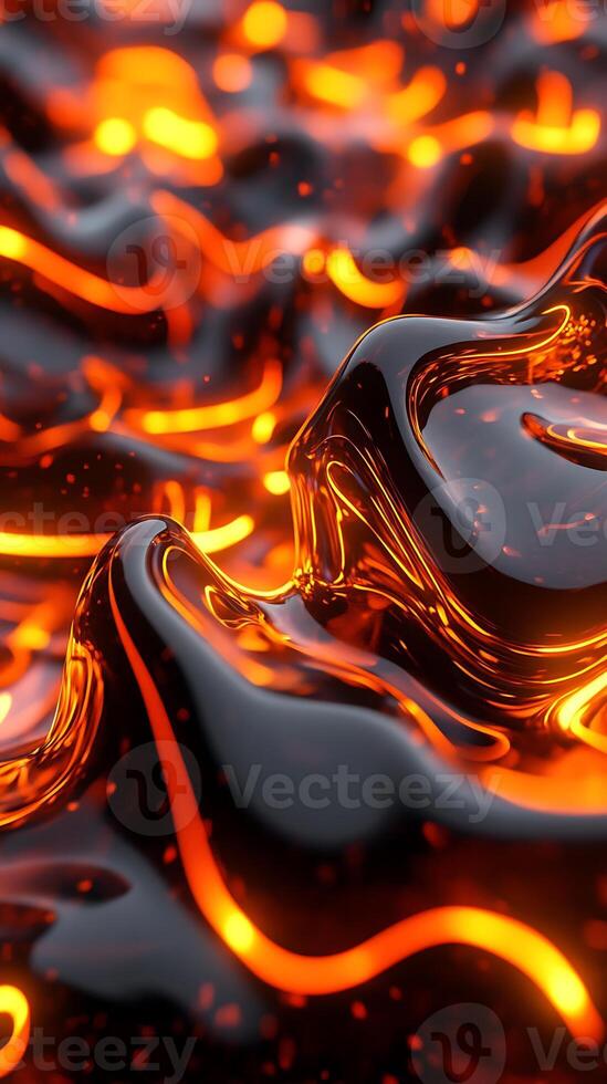 Abstract Background Wallpaper with Bright Glowing Shapes and Dynamic Light Displays photo