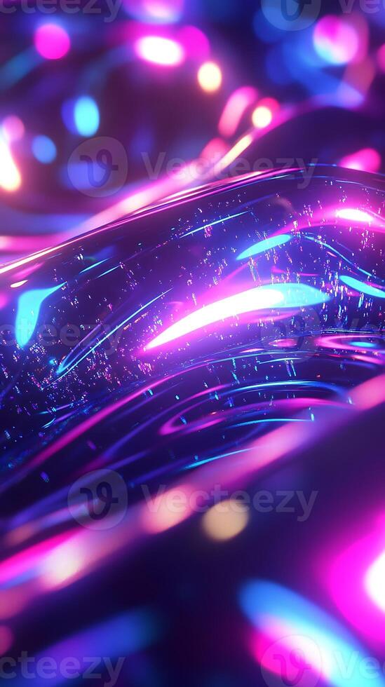 Contemporary Abstract Background Featuring Luminous Shapes and Glowing Light Accents photo
