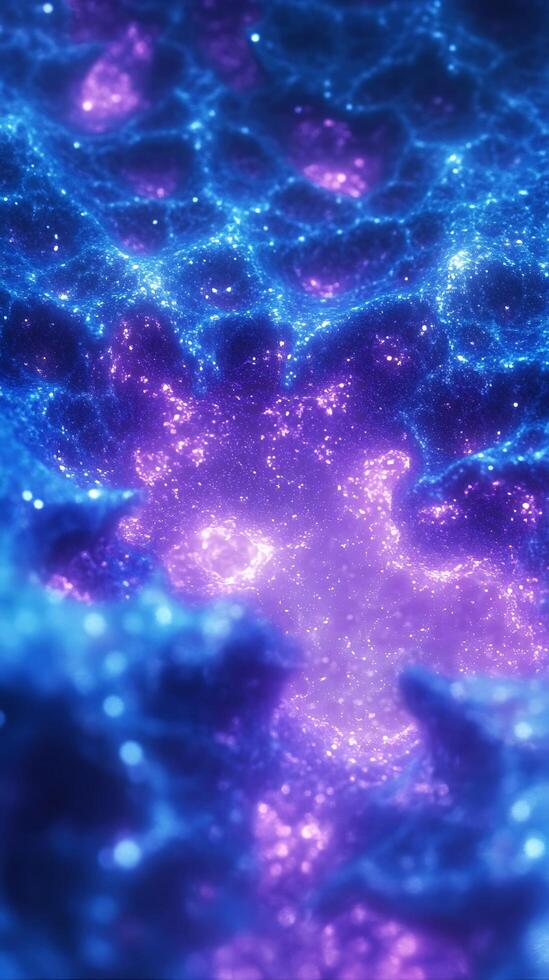 Radiant Light Effects and Abstract Patterns with Glowing Geometric Shapes photo