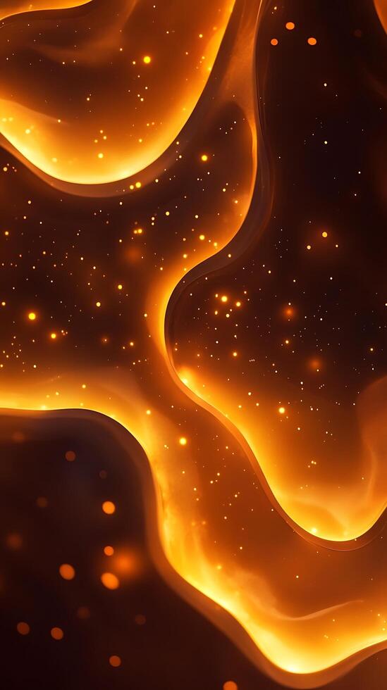Glowing Geometric Shapes and Light Patterns for Futuristic Abstract Design photo