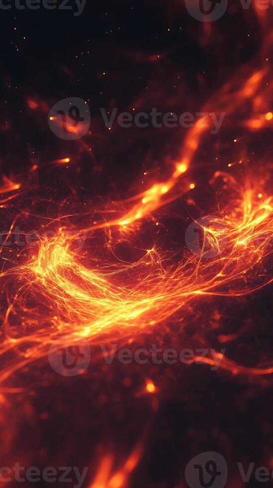 Abstract Background with Radiant Glowing Shapes and Futuristic Light Designs photo