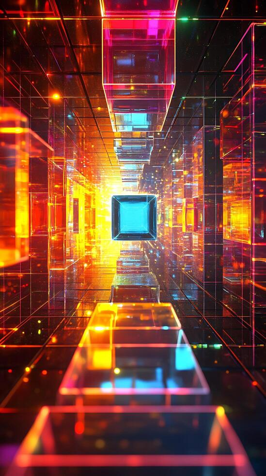 Radiant Light Shapes for Abstract Backgrounds with Modern Glow Effects photo