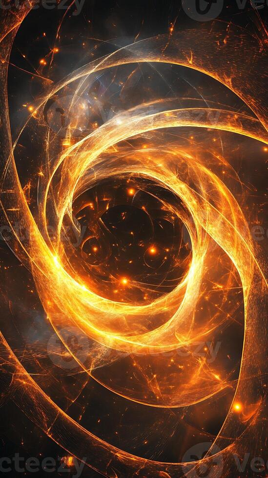 Shimmering Abstract Background with Glowing Elements and Gradient Light Effects photo