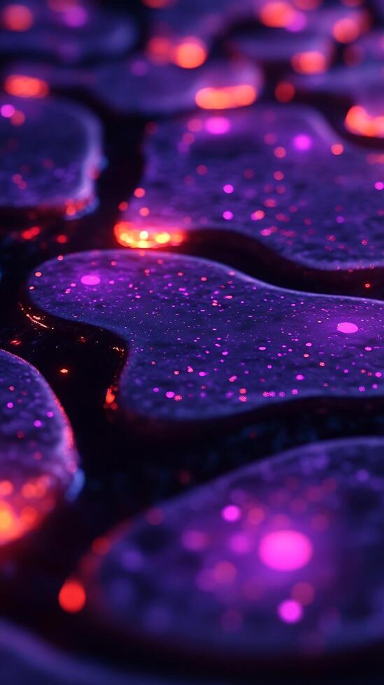 Futuristic Abstract Glow with Dynamic Light Patterns and Luminous Shapes photo
