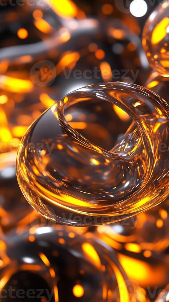 Abstract Glow Patterns Featuring Dazzling Lights and Geometric Designs photo