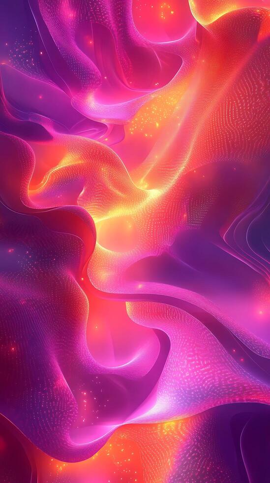Smooth Glowing Patterns with Radiant Light Accents for Abstract Backgrounds photo