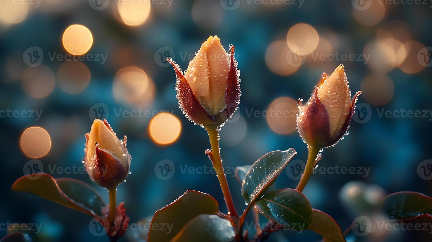 Perfectly detailed flower close-up with a high-resolution bokeh effect for stock photography photo