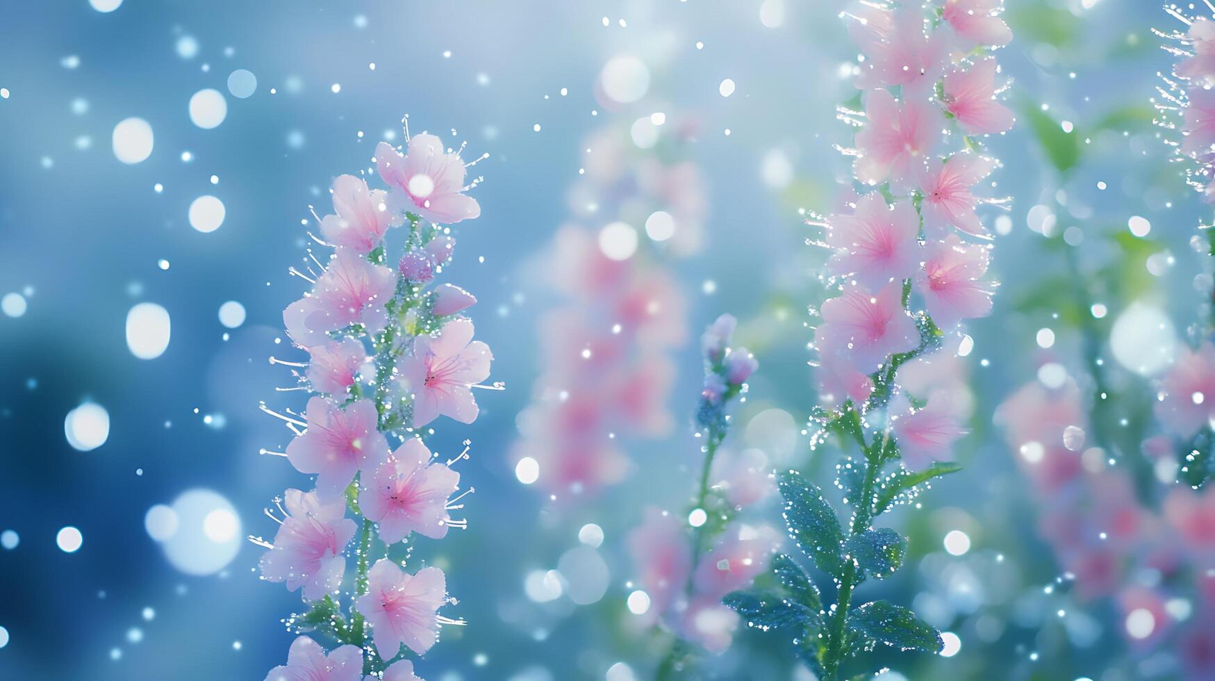 Realistic flower close-up with soft bokeh, perfect for creating stunning visuals photo