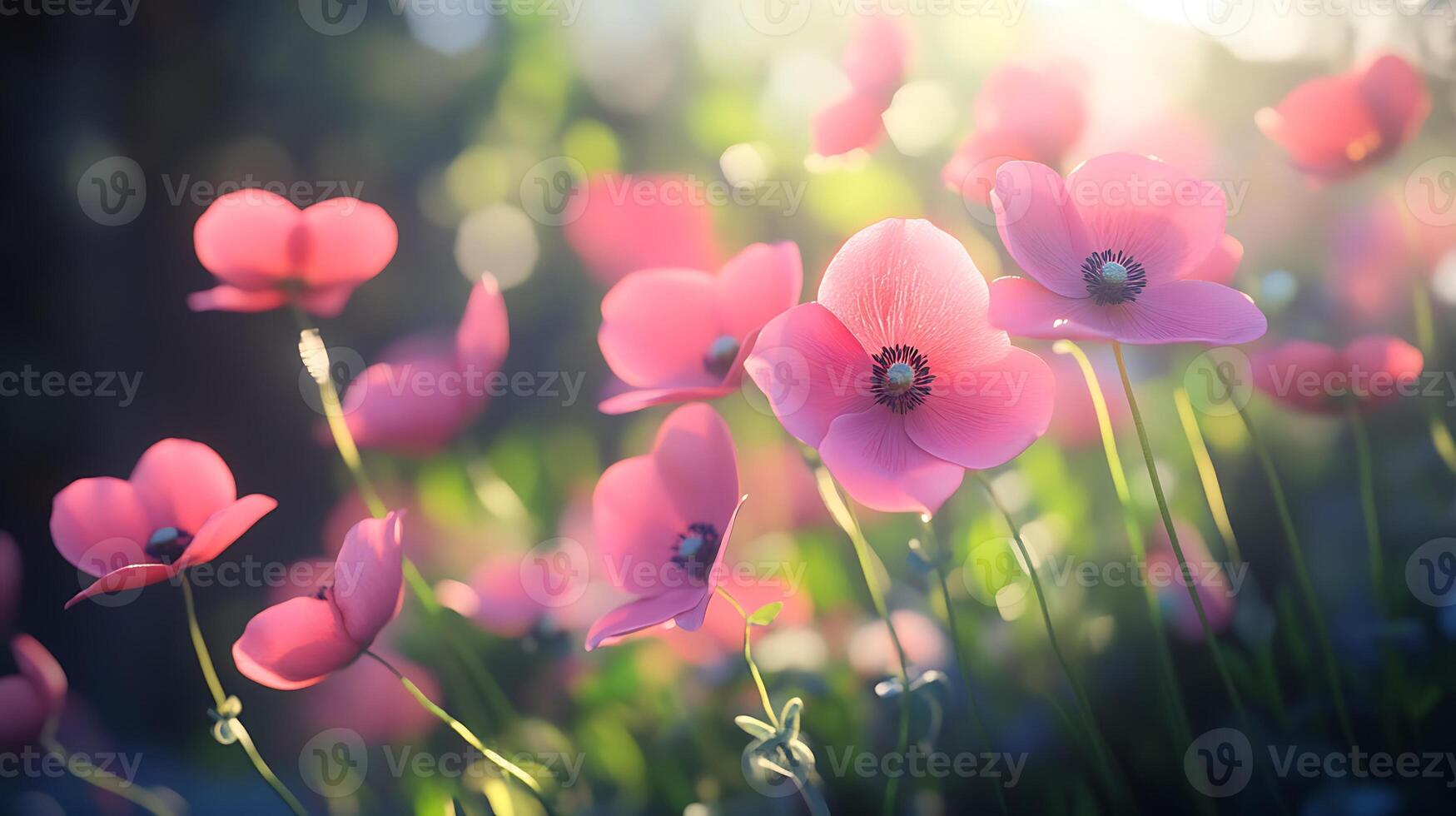 Stock Photo-Perfect Close-Up of Flowers with Mesmerizing High-Definition Bokeh photo