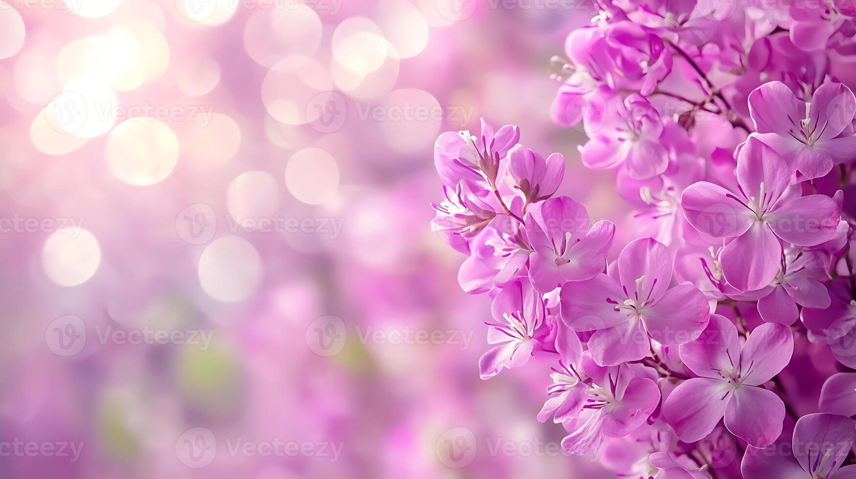 Perfectly Captured Flower Close-Up with Vibrant Bokeh for High-End Stock Photography photo