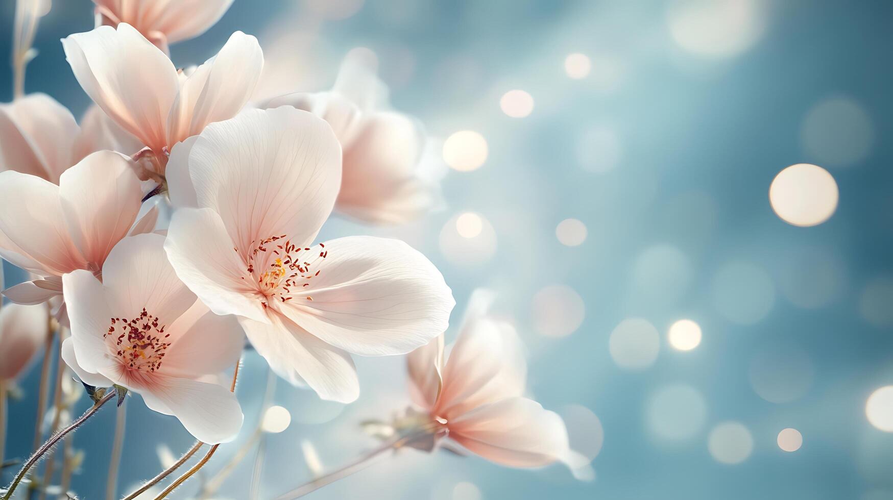 Vibrant Bloom Close-Up with Dreamy Background Details for Stock Photo Perfection