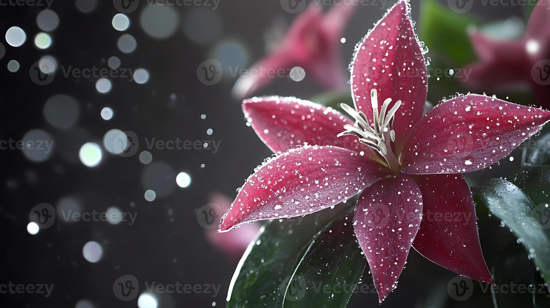 Vibrant Bloom in High Resolution with Dreamy Bokeh Background for Stock Images photo