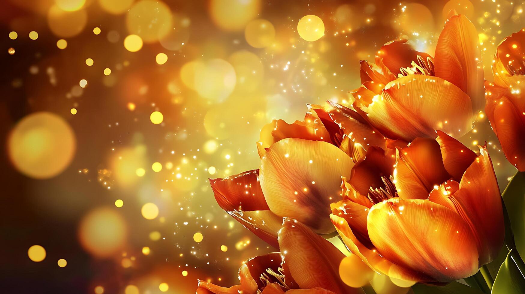 Dreamy Flower Close-Up with High-Resolution Details and Vibrant Bokeh Background photo
