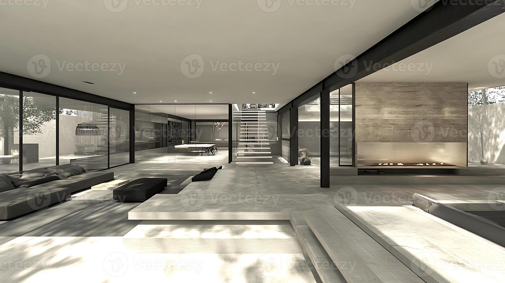 Stunning high-res photo of a luxurious and modern real estate gem Real estate photography capturing sleek modern architectural brilliance