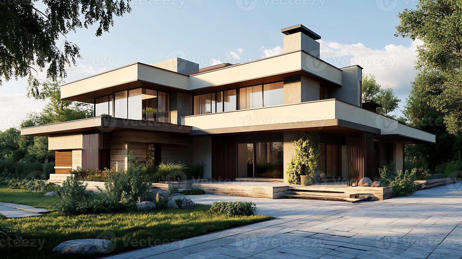 Real estate photography showcasing stunning modern design in high-resolution clarity photo