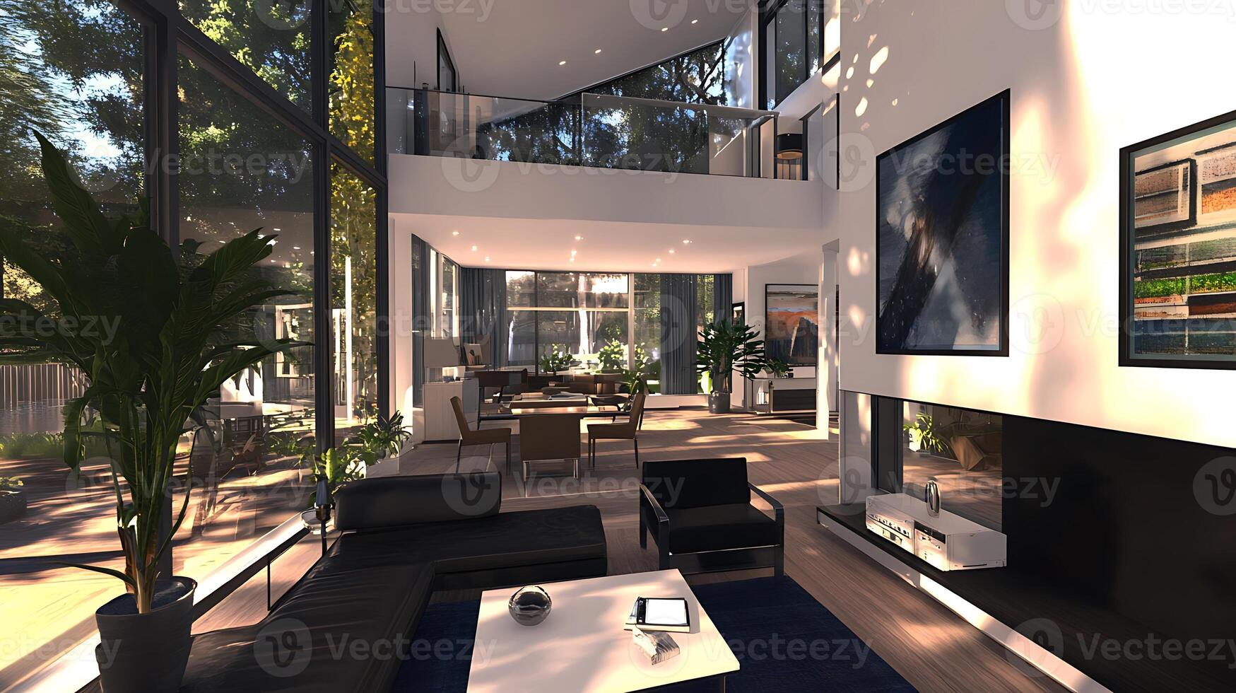 High-definition real estate photography showcasing modern architectural brilliance photo