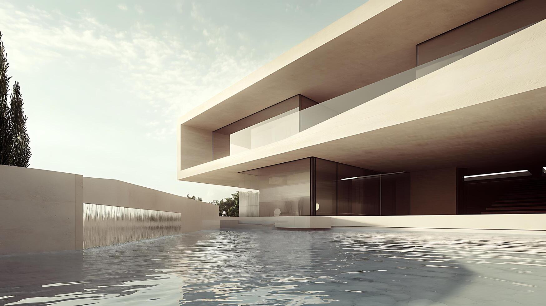Stunning luxury home design showcasing contemporary architectural details in HD photo