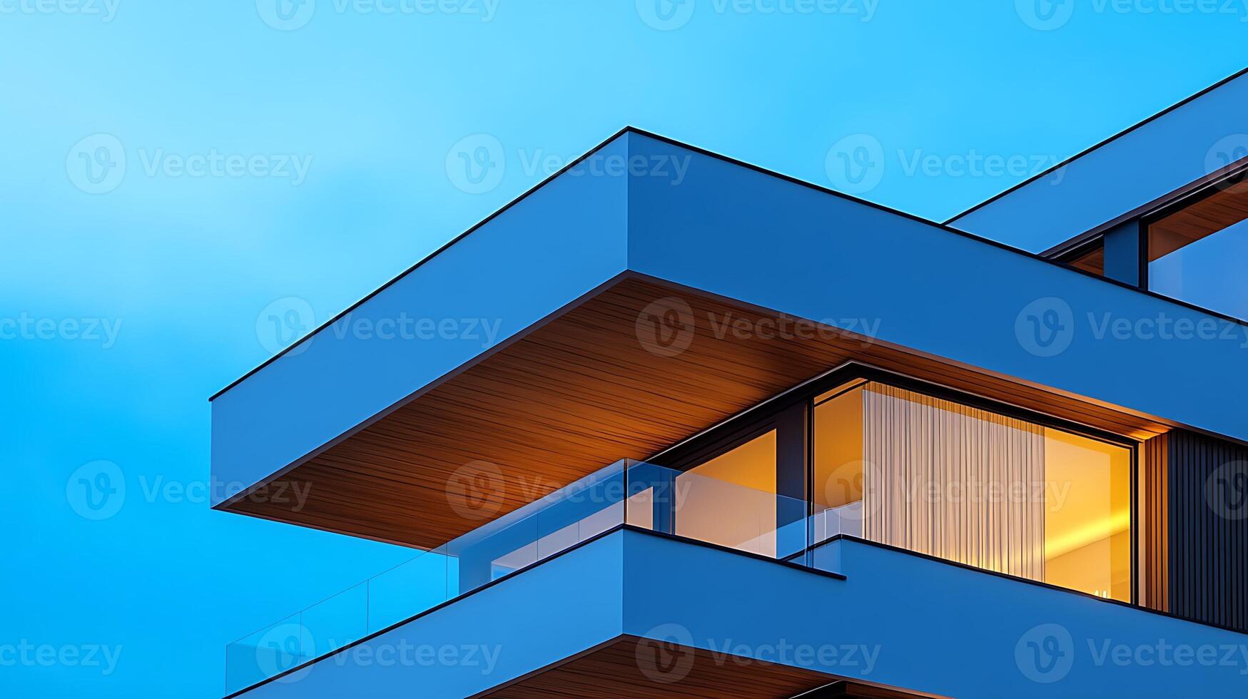 Unique and sophisticated modern house design captured in breathtaking high-definition detail photo