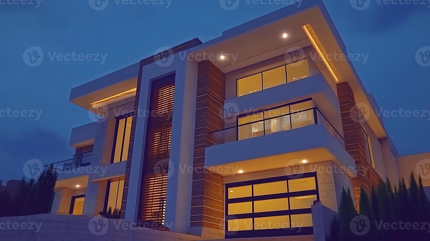 Breathtaking Design of a Luxurious Modern House in High-Definition photo