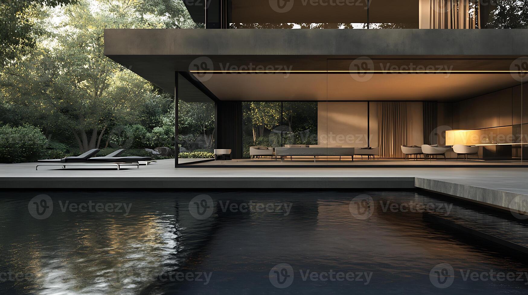 Stunning Modern Home with Impressive Luxury Architecture photo