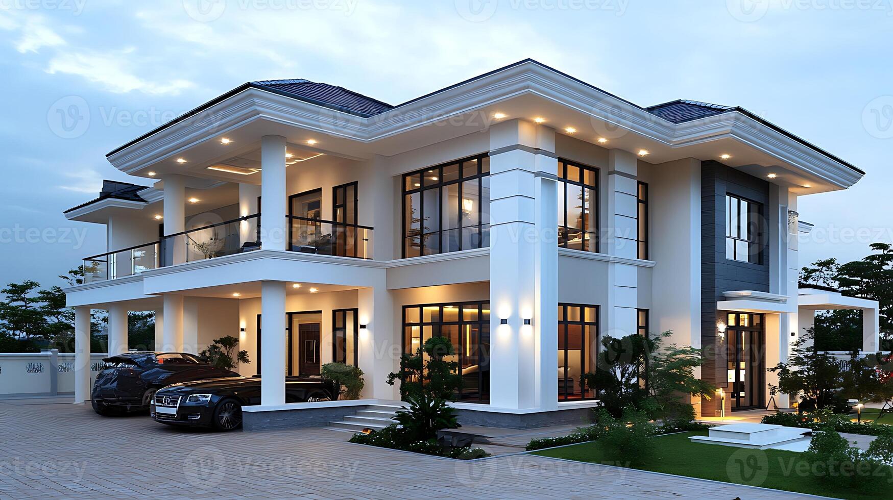 Stunning Modern Home Featuring Refined Luxury and Architectural Brilliance photo