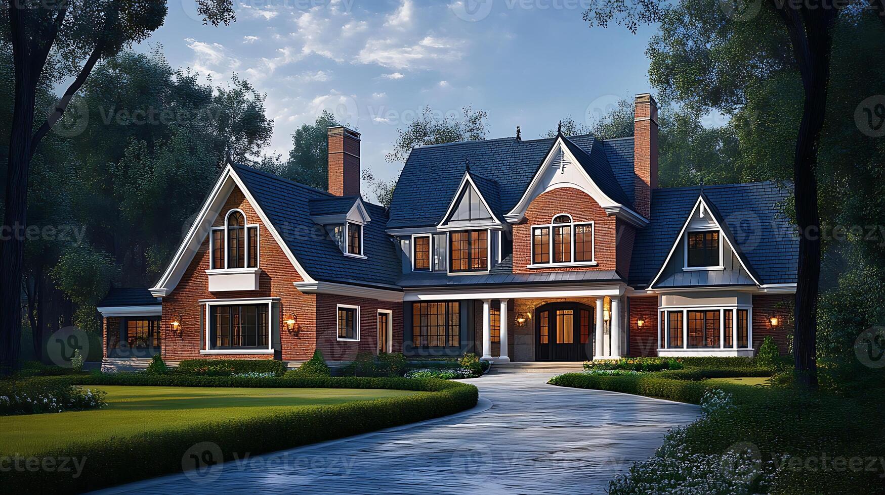Elegant Urban Home Design Offering Sleek Aesthetics and Family Comfort photo