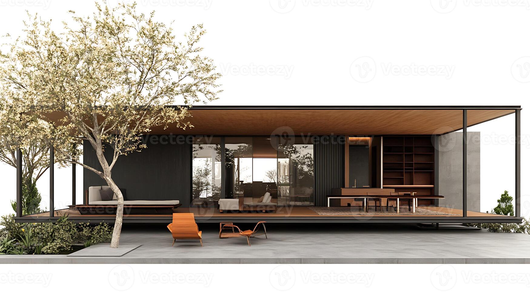 Contemporary Urban Home Blending Sophistication and Practical Living Spaces photo