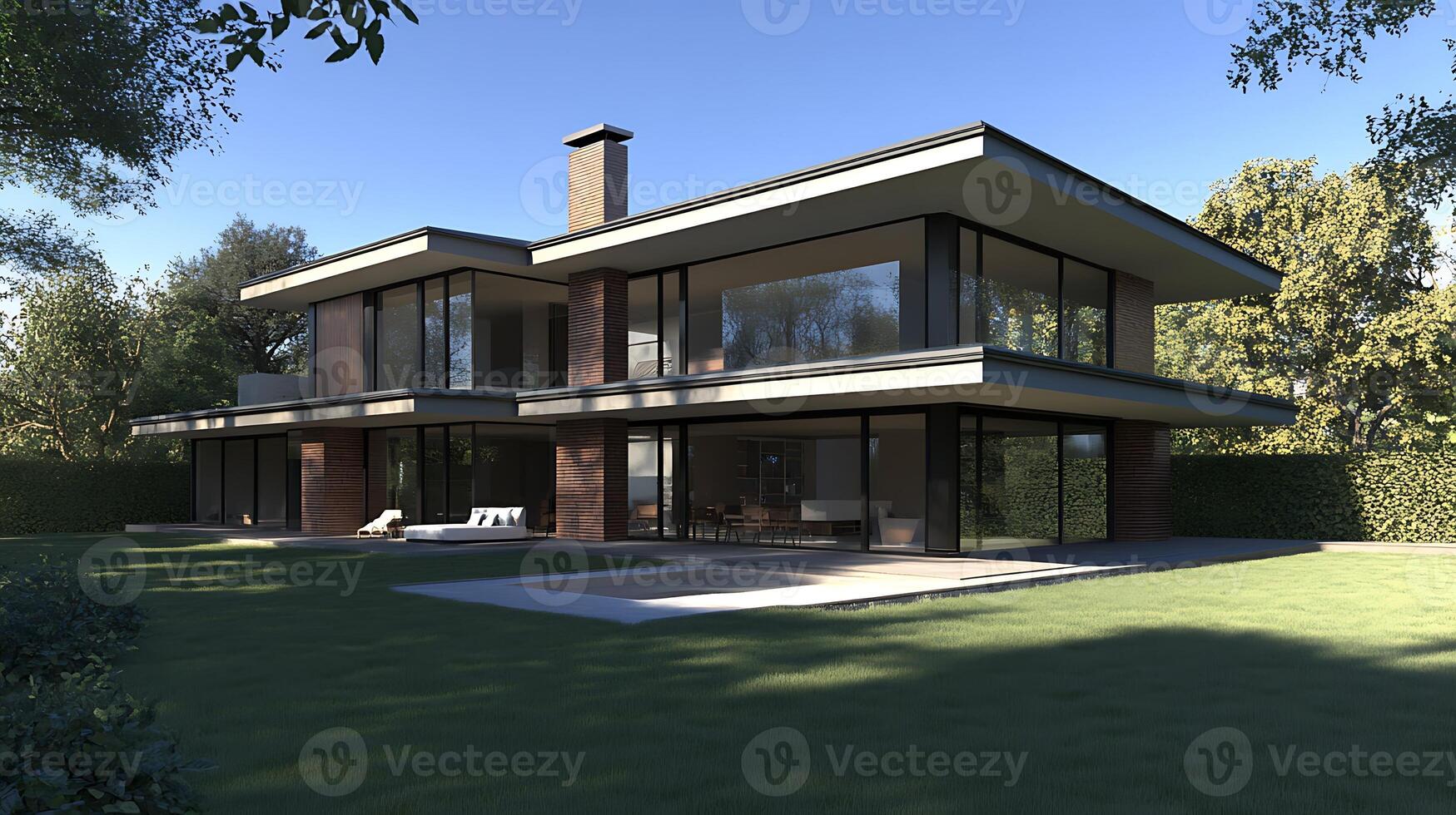 Elegant Modern House Design for Comfortable and Sophisticated Family Living photo