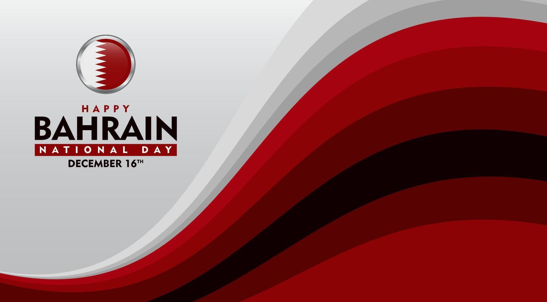 bahrain national day illustration vector