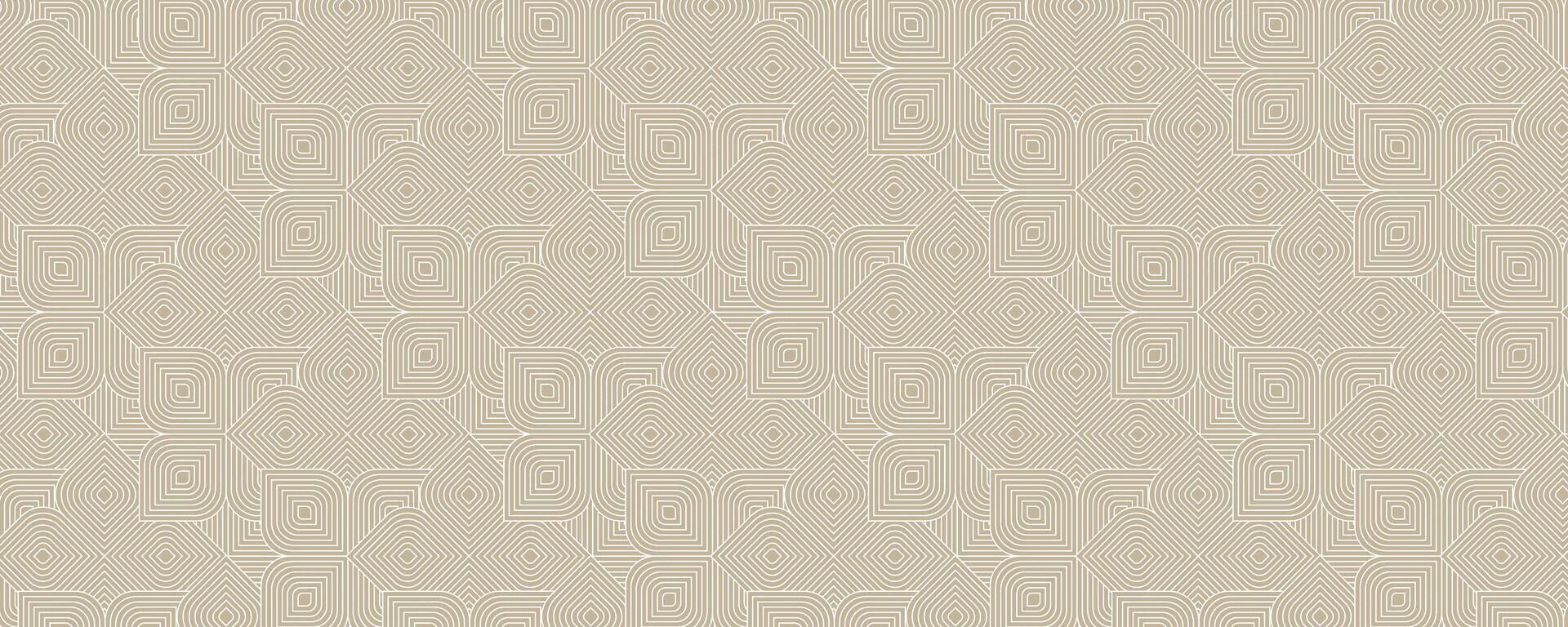 pattern with abstract geometric ornament in beige colors. vector