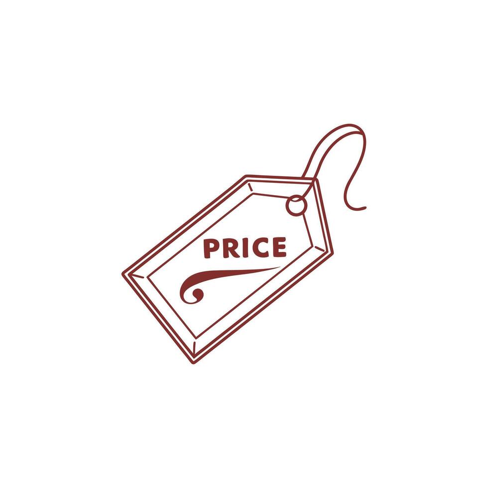 Price tag icon illustration vector