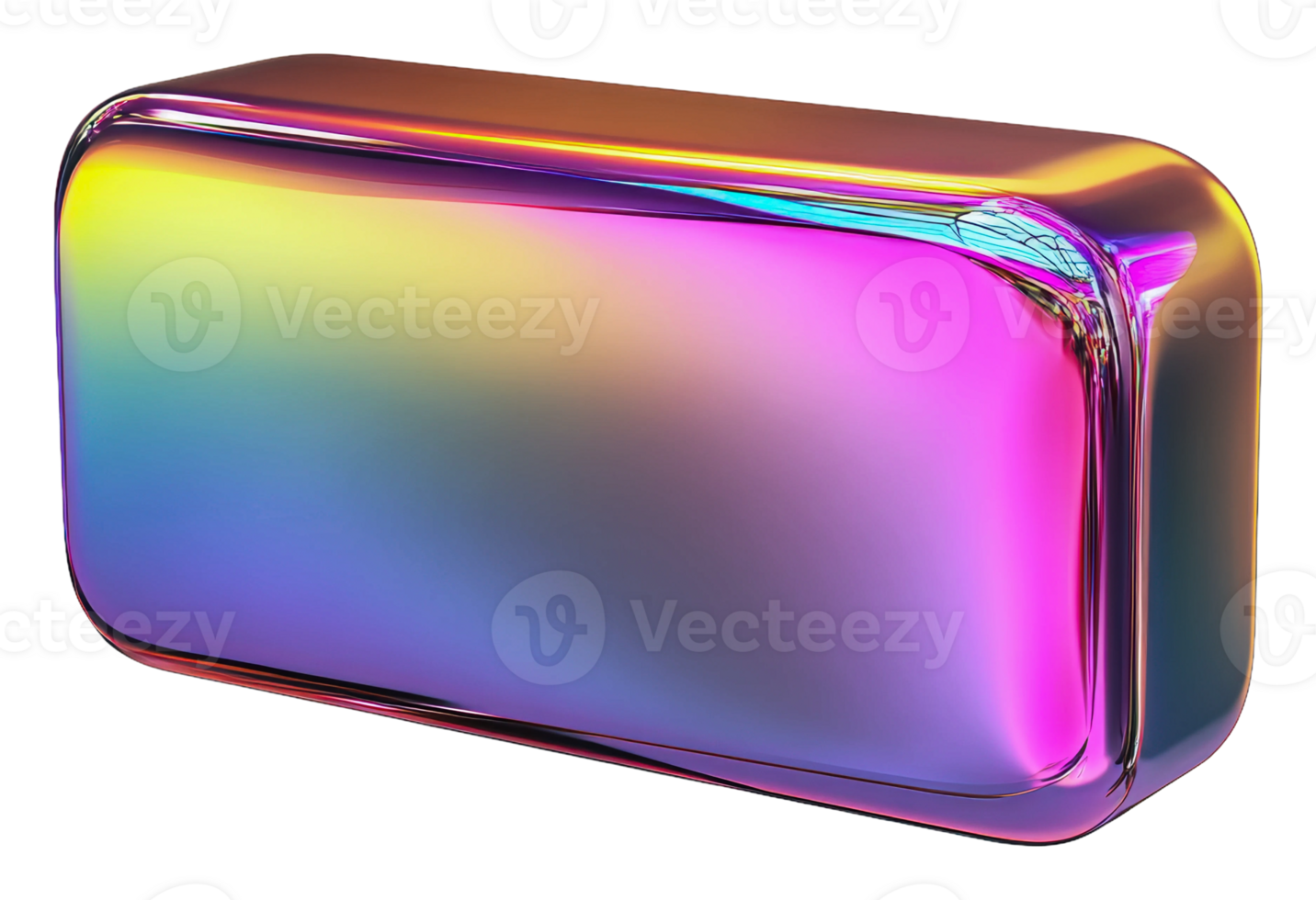 Brightly lit colorful abstract rectangle png