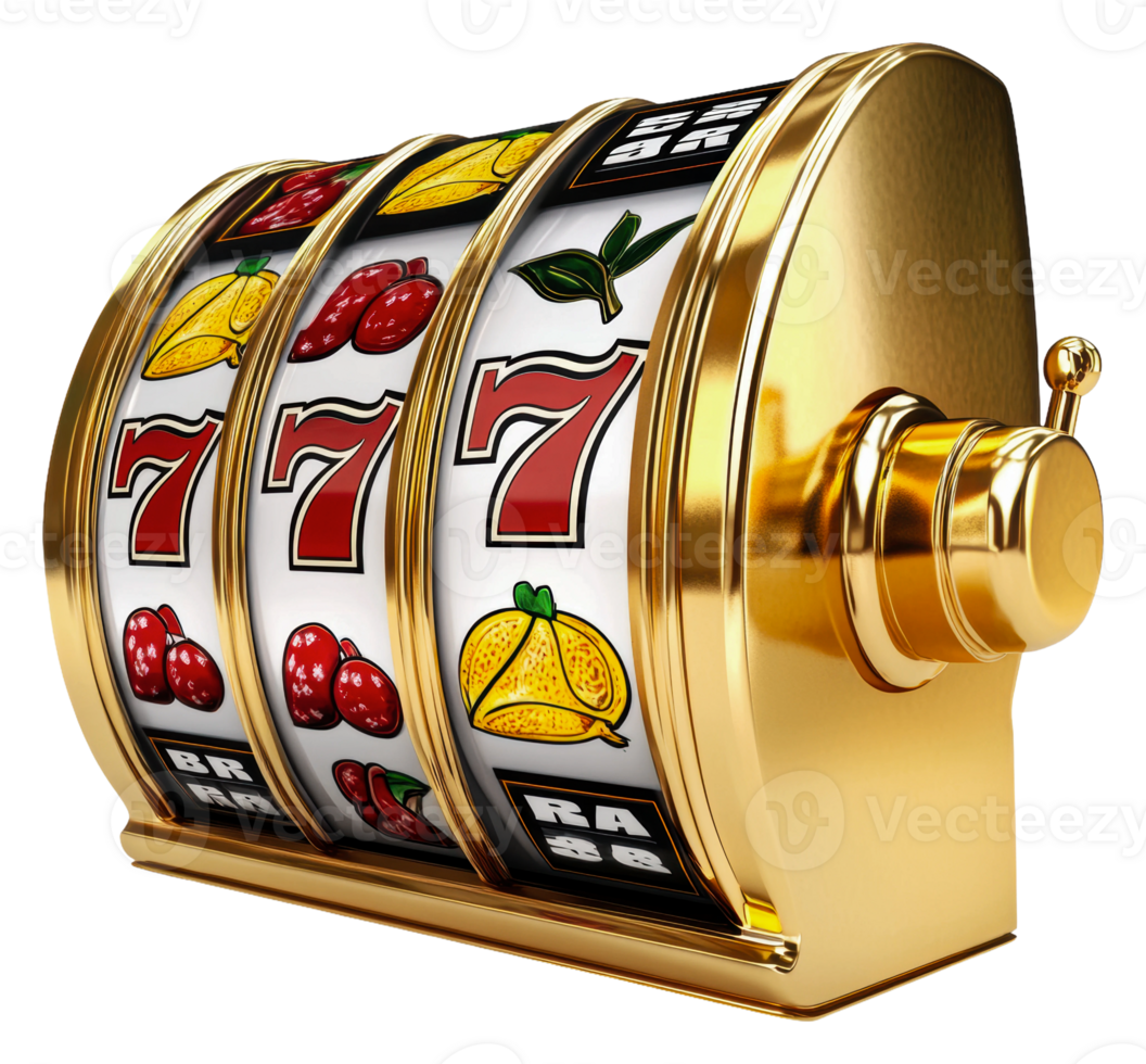 Colorful fruit slot machine spinning png