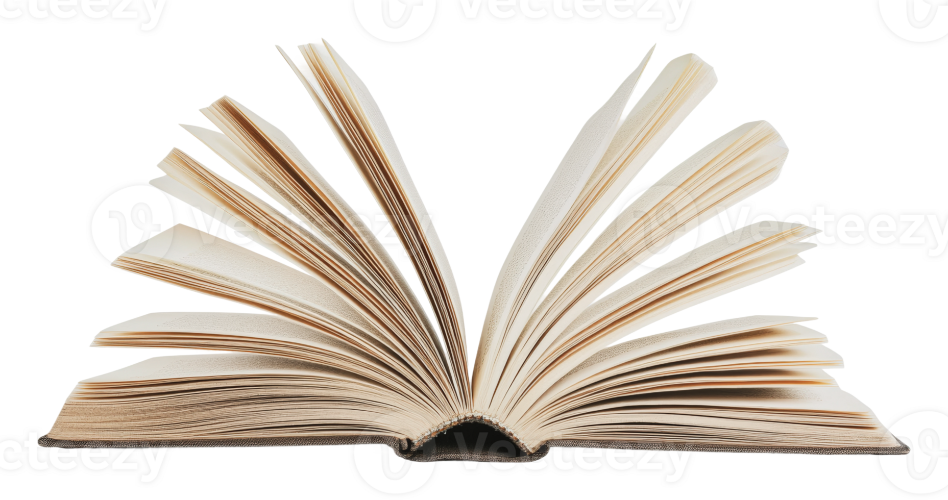 Pages of a book turning in soft light png
