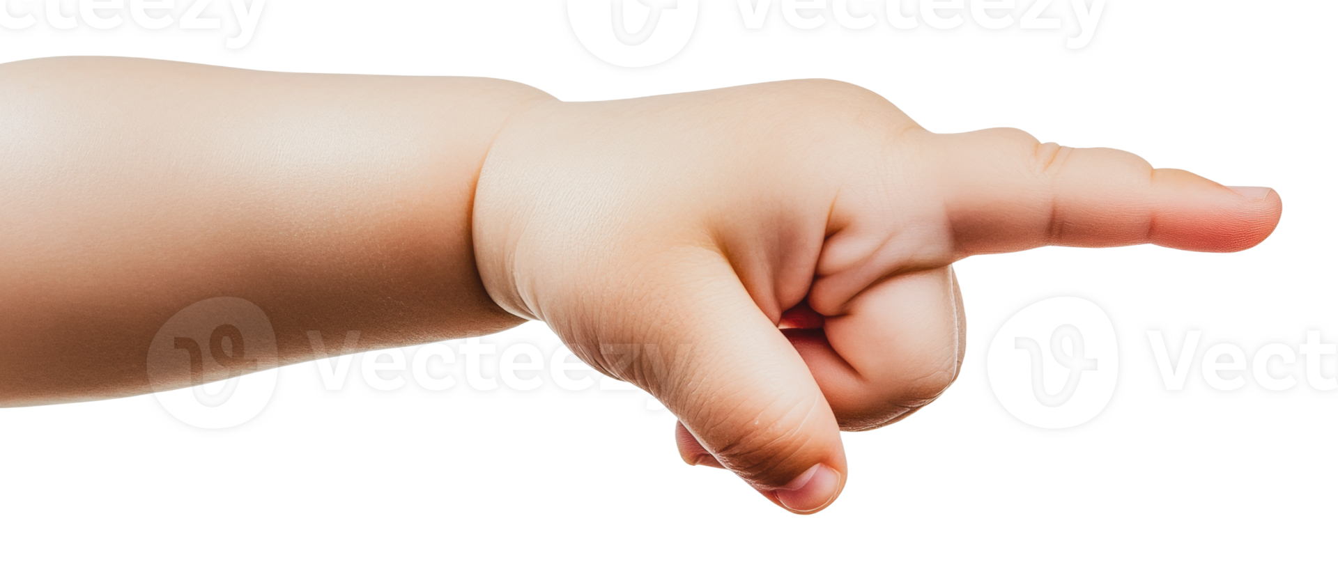 Curious child pointing while playing png