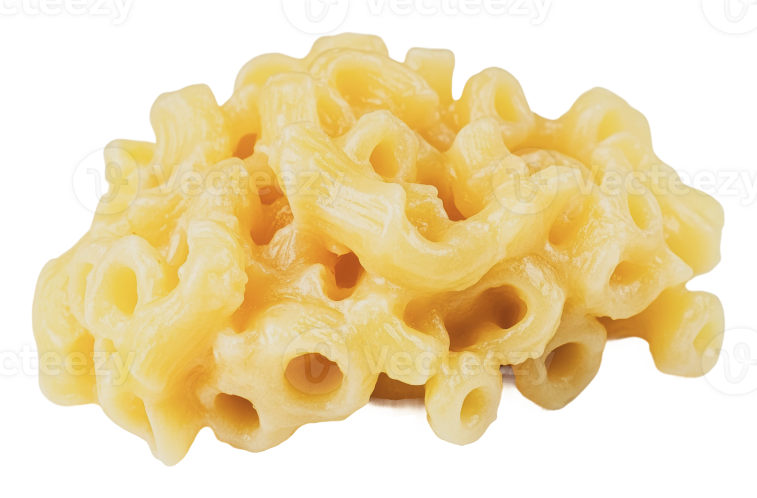 Creative representation of macaroni pasta dish png