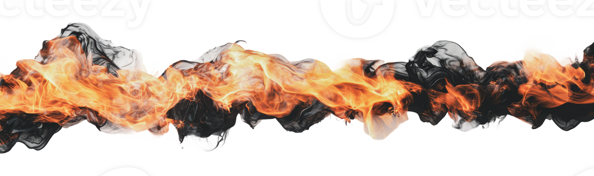 Flames and smoke intertwine in an artistic display png