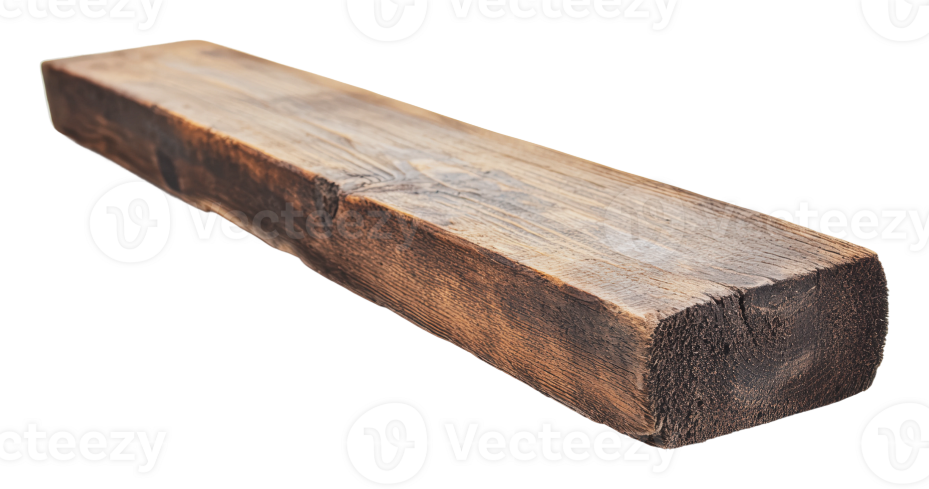 Wooden beam showcasing rustic texture and color png