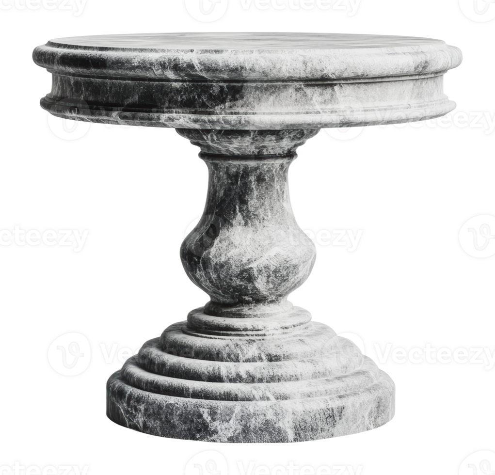 Elegant marble side table for versatile decor use png