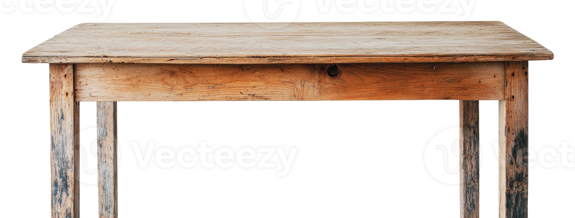 Rustic wooden table perfect for home decoration png